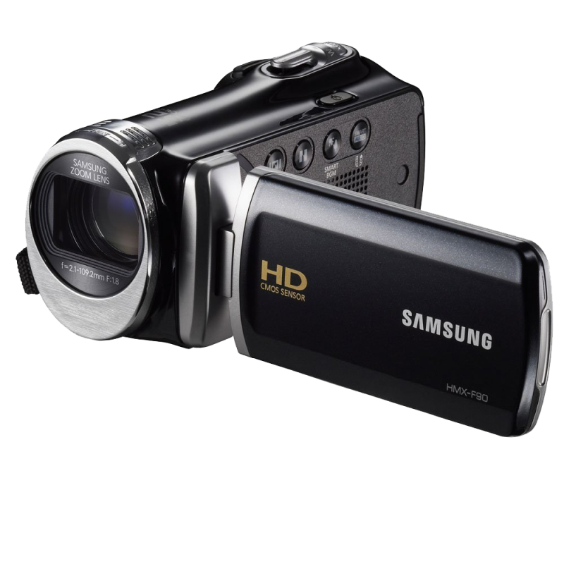Black Camcorder with 2.7" LCD Screen and HD Video Recording